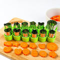 Axyaa Vegetable Cutter Set: Fun Shapes for Kids' Food Baking