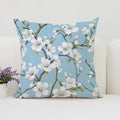Axyaa Japanese Cherry Blossom Pillowcase 40x40 Covers for Bed and Living Room