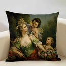 Axyaa New Mexico Painter Self Portrait Cushion Cover - Decor Pillowcase for Home Office