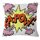 Axyaa Pop Art Cartoon Cushion Cover 45X45CM - Living Room Sofa Chair Decor