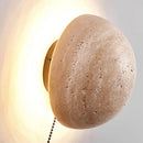 Axyaa Yellow Cave Stone Wall Lamp - Nordic Bedroom Lighting