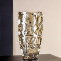 Axyaa Engraved Crystal Vase: High-End Home Decor and Gift