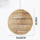 Axyaa Rattan Bird Nest Pendant Light for Bedroom Living Room Decor