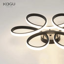 Axyaa Flower Ceiling Light: Nordic Warm LED for Bedroom, Living Room, Study & Restaurant.