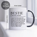 Axyaa Bestie White Coffee Mug Friend Birthday Gift Office Tea Cup