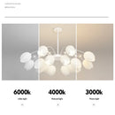 Axyaa Modern Orchid Chandeliers: Luxury LED Lighting Fixtures for Home Decor.