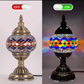 Axyaa Handmade Glass Mosaic Table Light for Home and Hospitality Settings