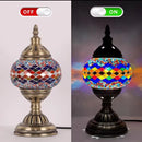 Axyaa Handmade Glass Mosaic Table Light for Home and Hospitality Settings