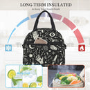 Axyaa Insulated Witchy Magic Lunch Box Thermal Food Container with Shoulder Strap
