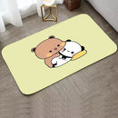 Axyaa Bear Carpet Entrance Mat - Water-Absorbent & Anti-Slip Home Decor