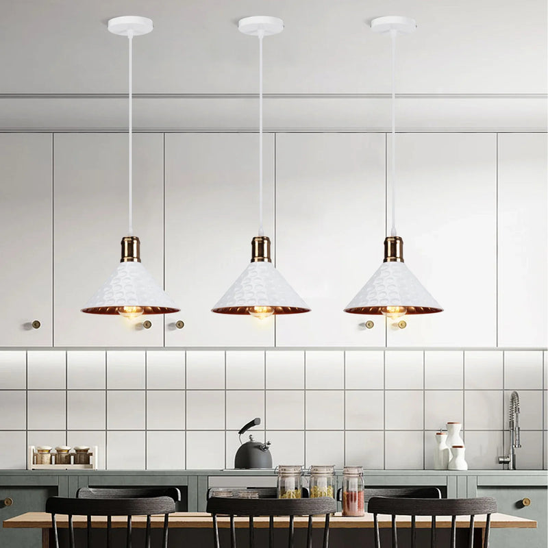 Axyaa Retro Chandelier Industrial Hanging Lamp Modern Pendant Light