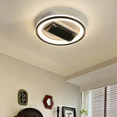 Axyaa Bladeless LED Ceiling Fan with Remote Control and Dimming - Indoor Lighting Fixtures