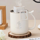 Axyaa Double Wall Stainless Steel Insulated Milk Coffee Cup - Leak-proof & Portable