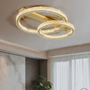 Axyaa Luxury Crystal Chandelier Pendant Light for Living Room Dining Room