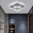 Axyaa Crystal Chandelier Pendant Lights Stainless Steel Luxury Ceiling Lamps