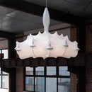 Axyaa Nordic Silk Chandelier Light for Home Decor in Living Room Bedroom Dining Loft