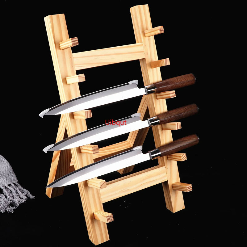 Axya Willow Knife Rest Swing Rack - Sushi Chef Tool & Sushi Maker Shelf