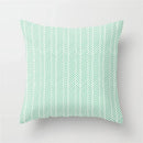 Axyaa Mint Green Geometric Animal Print Pillowcase for Home and Office Decor