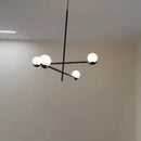Axyaa Nordic Metal Chandelier Glass Pendant Light