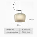 Axyaa Glass Restaurant Pendant Lamp Minimalist Nordic LED Hanging Light