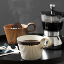 Axyaa Coarse Pottery Style Ceramic Coffee Mug 320ml