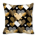 Heart Print Pillowcase for Home Decor by Axyaa - Love Cushion Cover