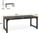 Axyaa Modern Large Office Computer Desk | Study Writing Workstation for Home Office