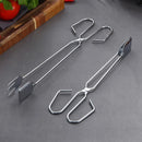 Axyaa BBQ Tongs: Cooking Grill, Fruit Salad Clamp, Barbecue Frying Tool