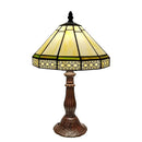 Axyaa Geometric Glass Table Lamp for Stylish Home and Office Decor