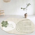 Axyaa Creative Arts Irregular Rug for Bedroom Home Decor Anti-Slip Living Room Carpet