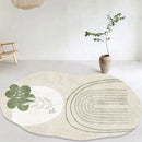 Axyaa Creative Arts Irregular Rug for Bedroom Home Decor Anti-Slip Living Room Carpet