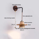 Axyaa Yellow Travertine LED Wall Lamp Pull Chain Switch enjoyable bracketscongruous~":"Max 18 words"