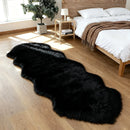 Axyaa Plush Faux Fur Sheepskin Carpet Fluffy Rug for Living Room & Bedroom