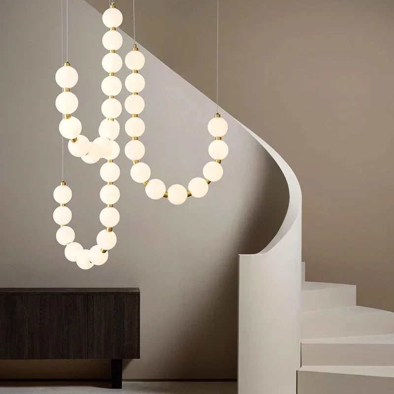Axyaa Nordic LED Pendant Chandelier Home Decor Lighting Fixture