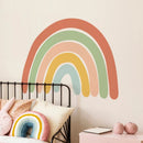 Axyaa Big Rainbow Children Wallpaper Stickers Nursery Decor Wall Stencils