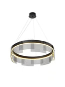 Axyaa Circular Pendant Light: Modern Nordic Style for Living, Dining, Bedroom