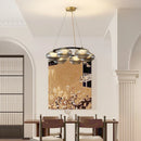 Axyaa Elegant Hall & Dining Room Chandelier - Indoor Ceiling Lights - Stylish Lighting Fixtures