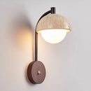 Axyaa Wabi Sabi Bedroom Wall Lamp Rechargeable Retro Fixture