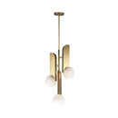 Axyaa Nordic Glass Ball Pendant Lamp, Elegant Bedroom Home Decor Lighting