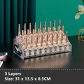 Axyaa Acrylic Nail Polish Organizer Shelf Jewelry Stand Storage Box