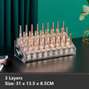 Axyaa Acrylic Nail Polish Organizer Shelf Jewelry Stand Storage Box
