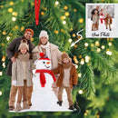 Axyaa Custom Acrylic Photo Ornament Couple Gift Personalized Christmas Family Decor