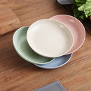 Axyaa Nordic Color Large Round Plate Set - 23CM, Shatter Resistant, Microwave Safe