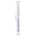 Axyaa Pearl Byen Ceramic Handle Cutlery Spoon Fork Set