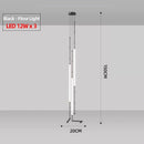 Axyaa Designer Bar Pendant Light for Duplex Penthouse, LED Chandelier for Soft Suspended Ceiling