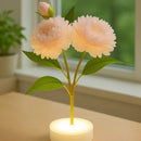 Axyaa Peony Desk Lamp LED Modern Simulation Creative Living Room Bedroom Table Light