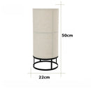 Axyaa Classical Linen Floor Lamp Retro Style Modern LED Floor Lights