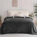 Axyaa Heated Queen Size Electric Blanket with Dual Control & 8 Heat Levels