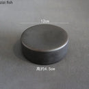 Axyaa Ceramic Cylindrical Dessert Sushi Appetizer Plates set for Molecular Cooking.