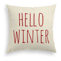 Axyaa Red Christmas Pillows Soft Cushion Covers for Living Room Sofa